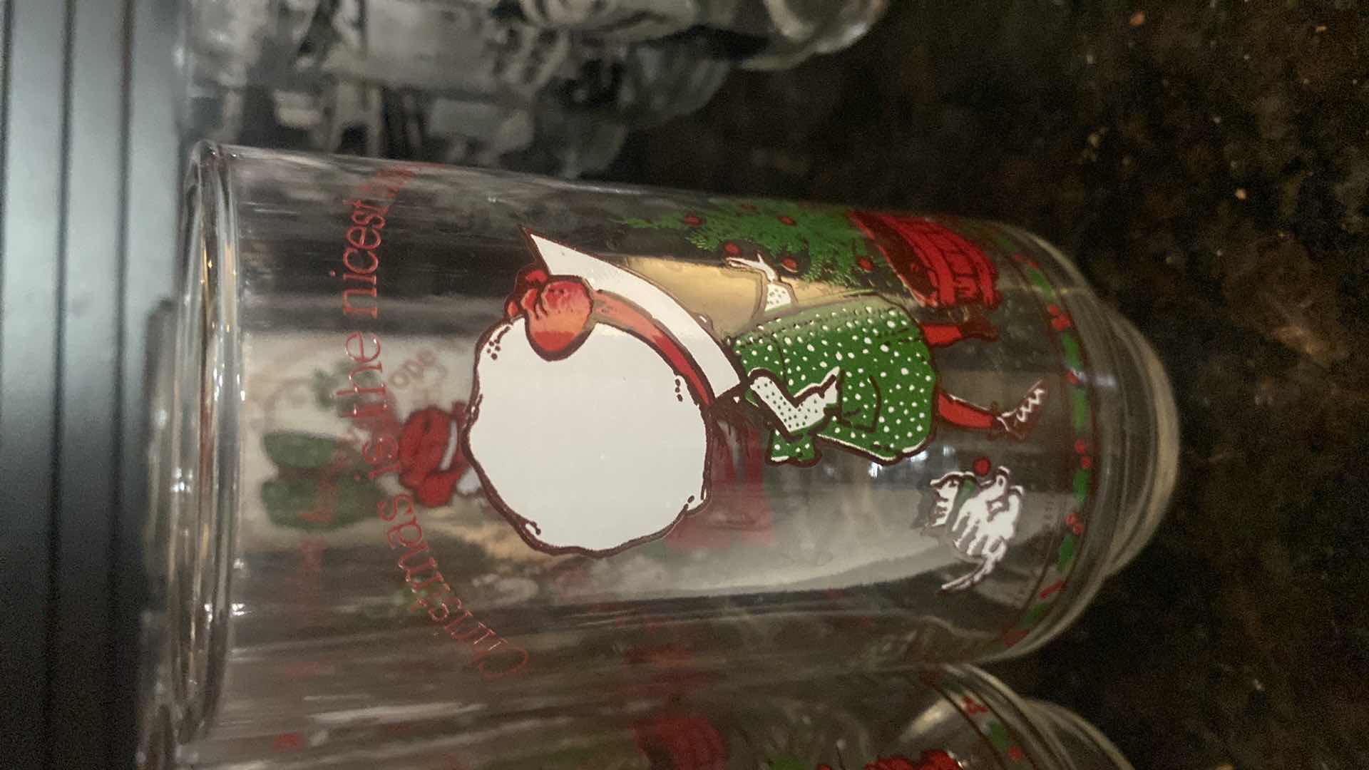 View 2 of VINTAGE HOLLY HOBBY GLASSES (8)