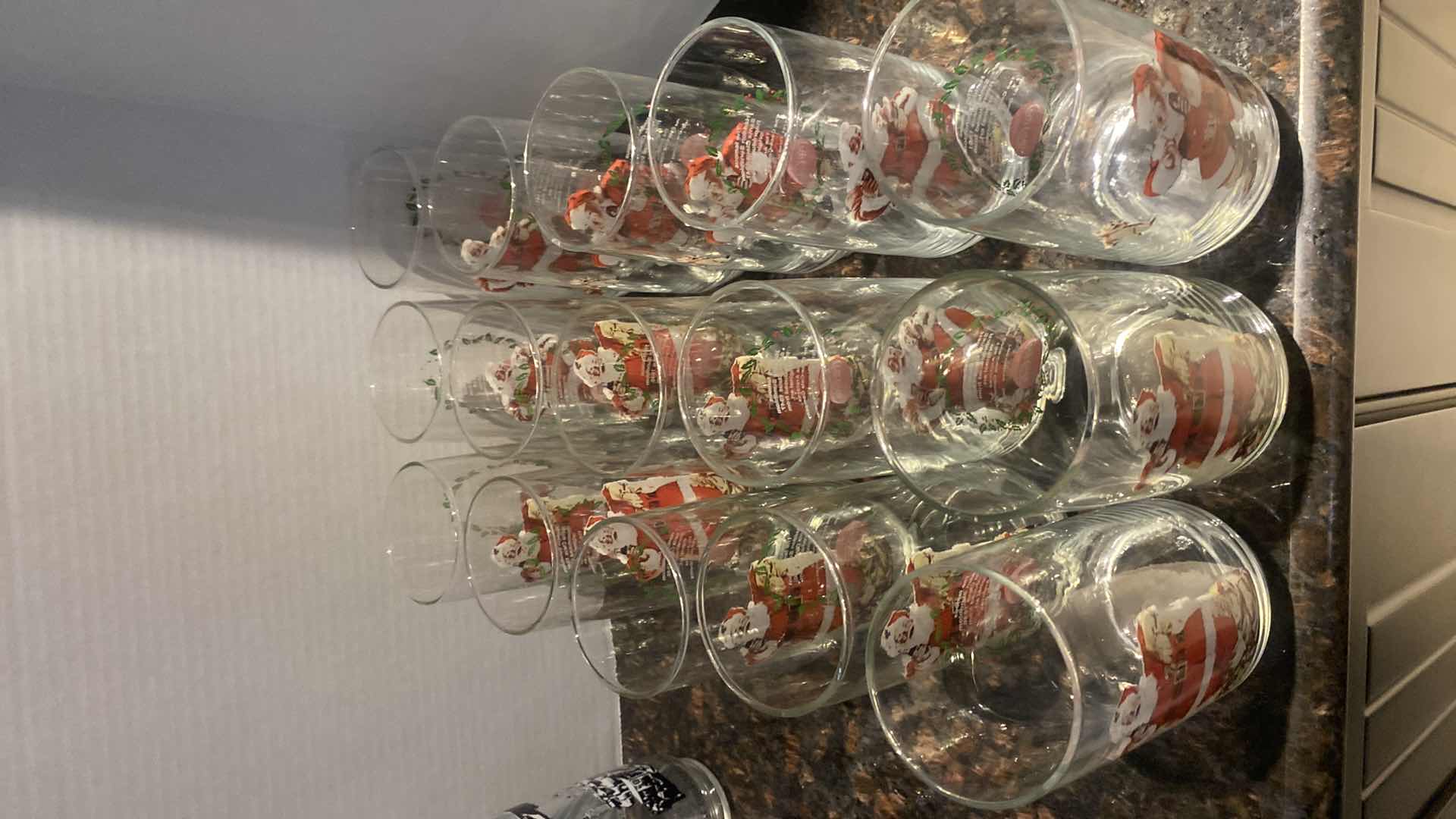 View 2 of VINTAGE COCA-COLA HOLIDAY GLASSES (15)