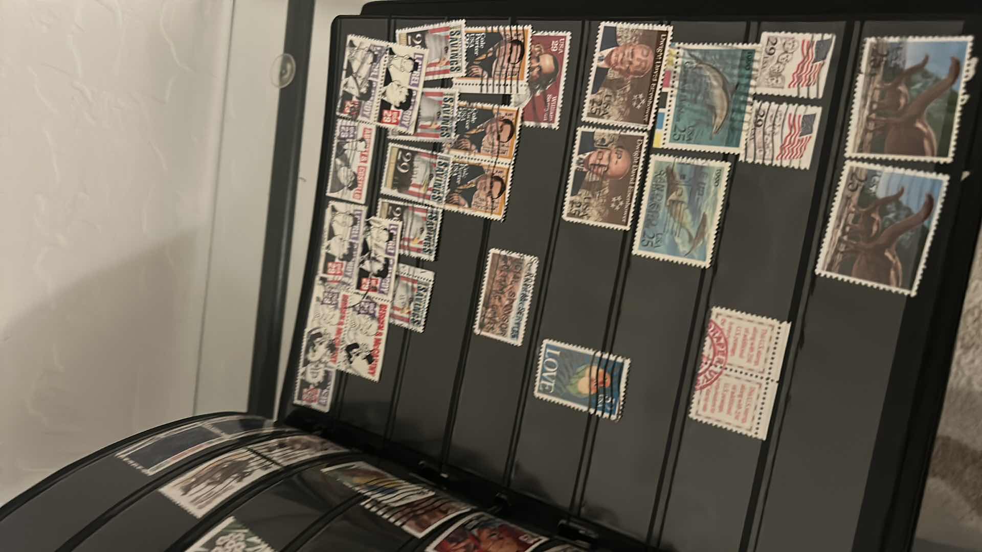 View 3 of 5 LARGE NOTEBOOKS OF COLLECTIBLE POSTAGE STAMPS