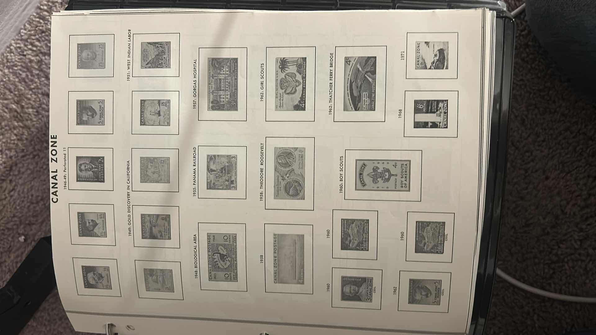 View 6 of 4 LARGE NOTEBOOKS OF COLLECTIBLE POSTAGE STAMPS