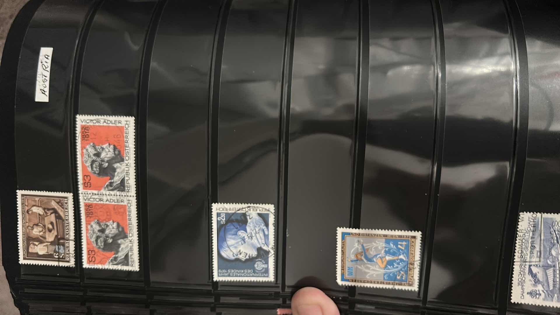 View 12 of 4 LARGE NOTEBOOKS OF COLLECTIBLE POSTAGE STAMPS