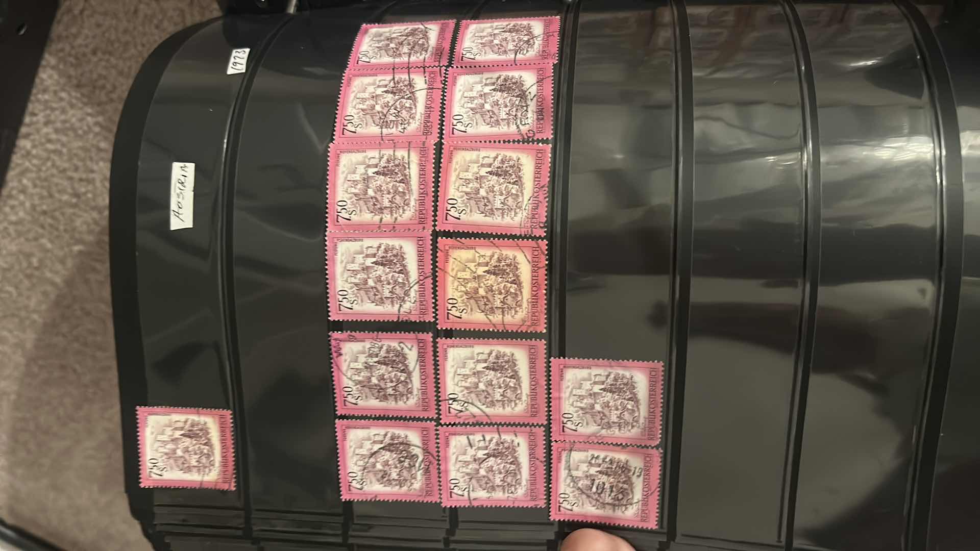 View 14 of 4 LARGE NOTEBOOKS OF COLLECTIBLE POSTAGE STAMPS