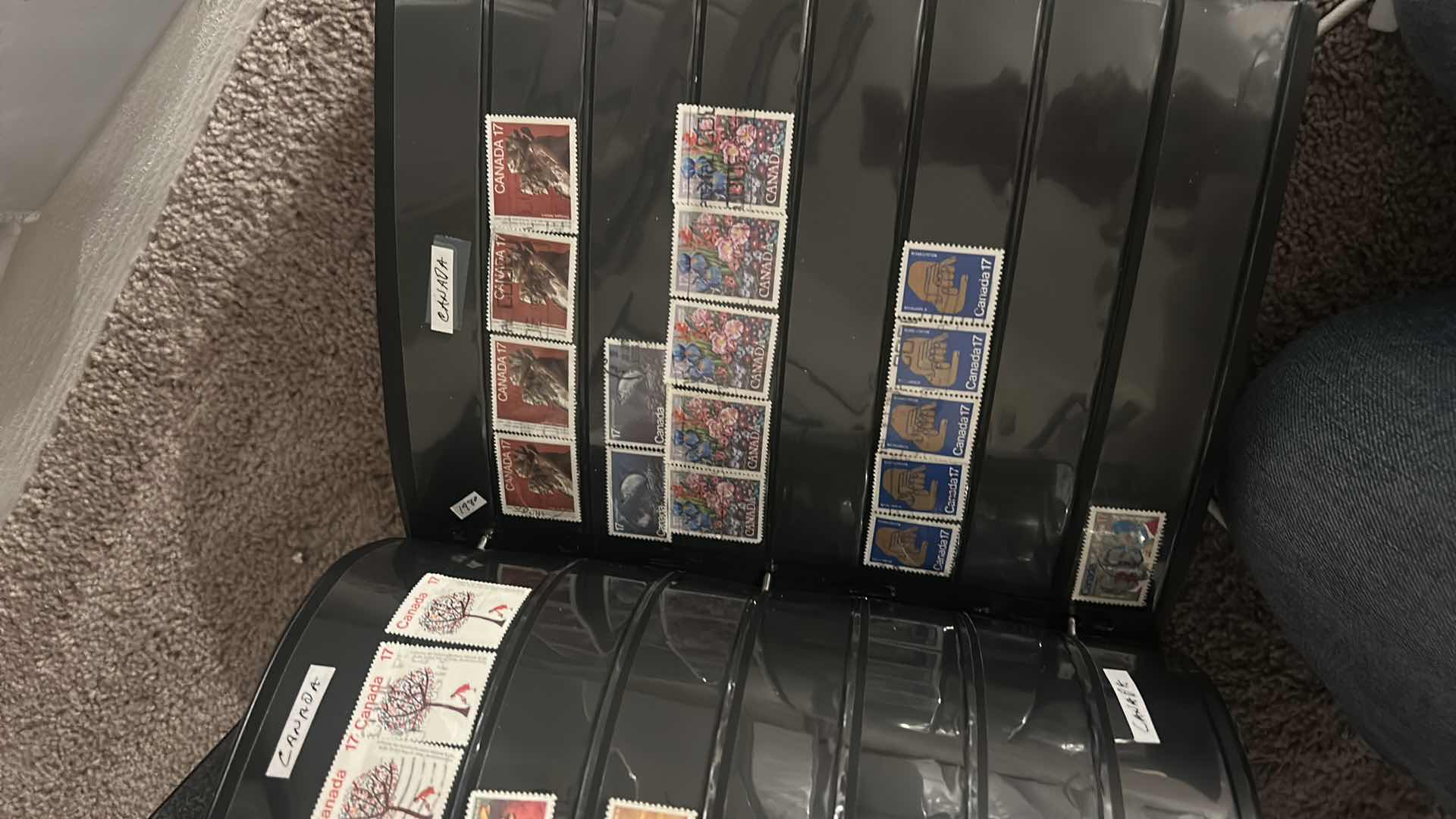 View 3 of 4 LARGE NOTEBOOKS OF COLLECTIBLE POSTAGE STAMPS