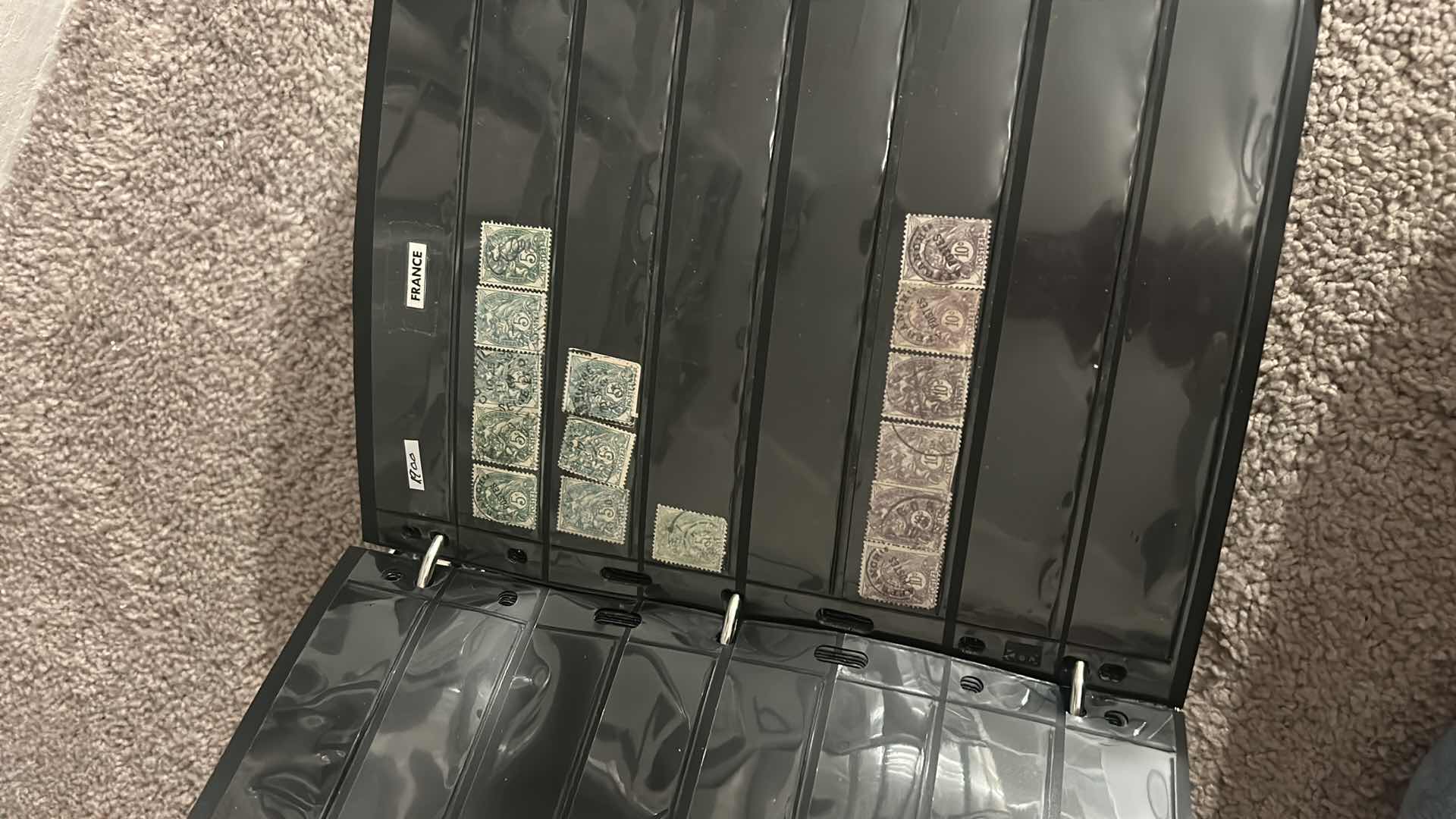View 12 of 5 LARGE NOTEBOOKS OF COLLECTIBLE POSTAGE STAMPS