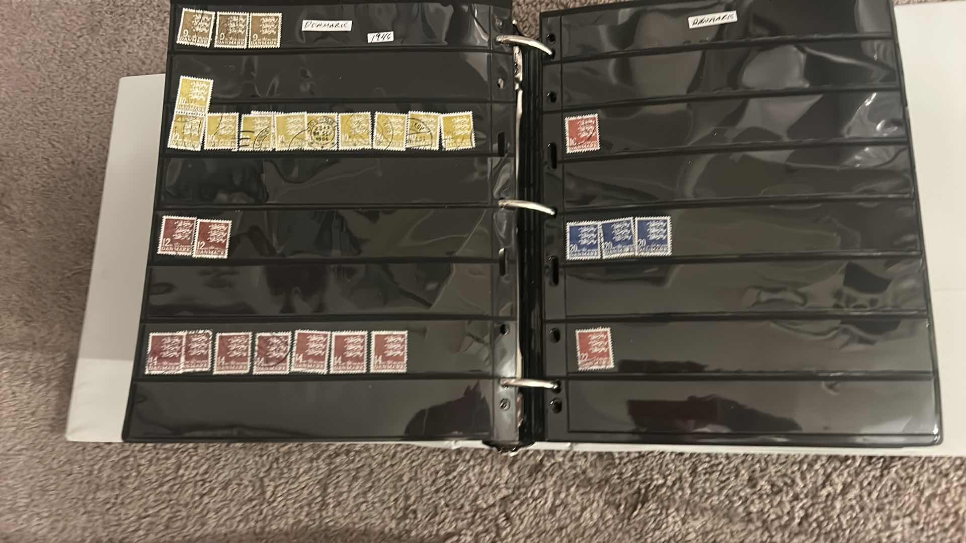 View 16 of 5 LARGE NOTEBOOKS OF COLLECTIBLE POSTAGE STAMPS