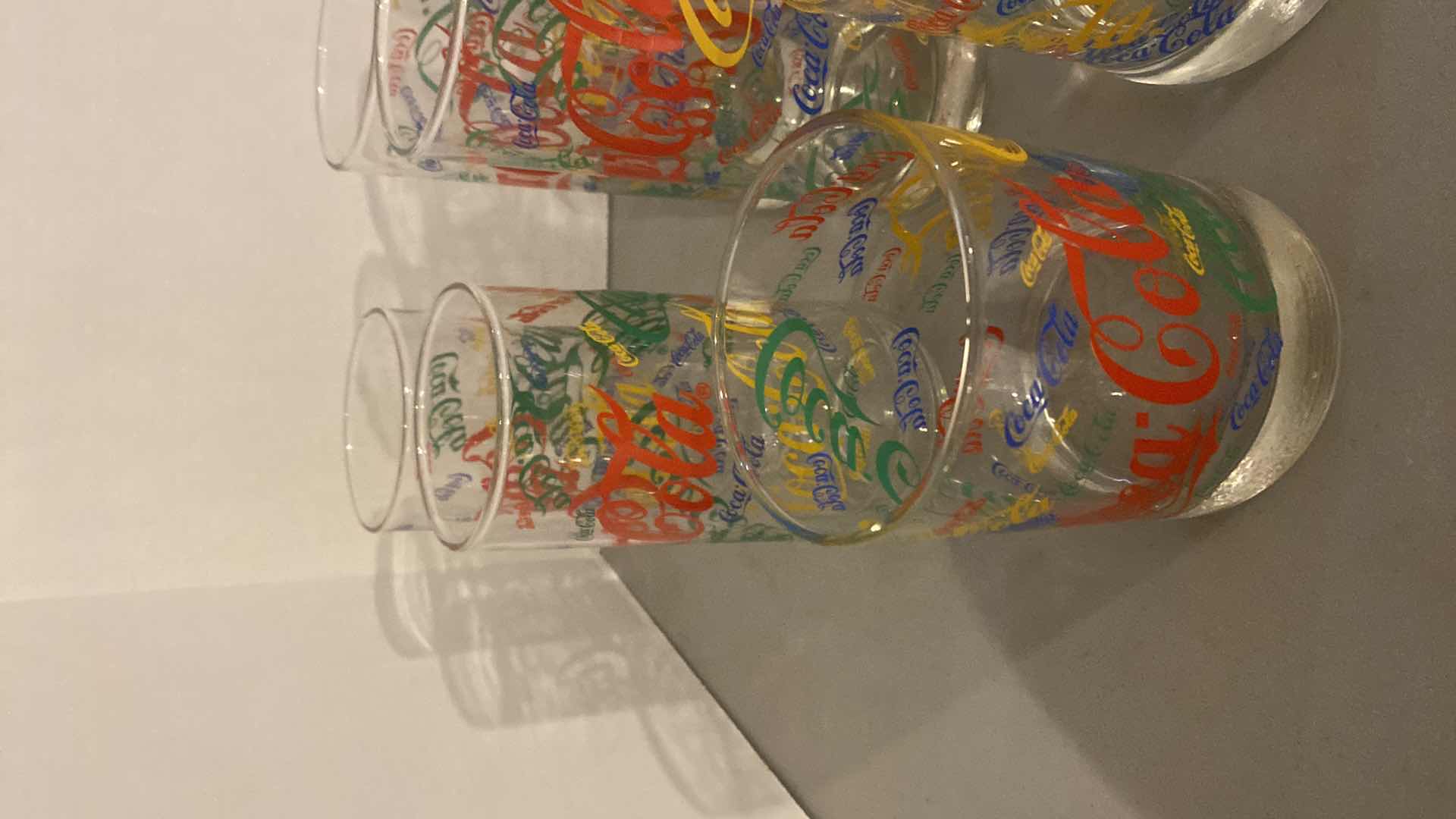 View 3 of VINTAGE COCA-COLA GLASSES (11)