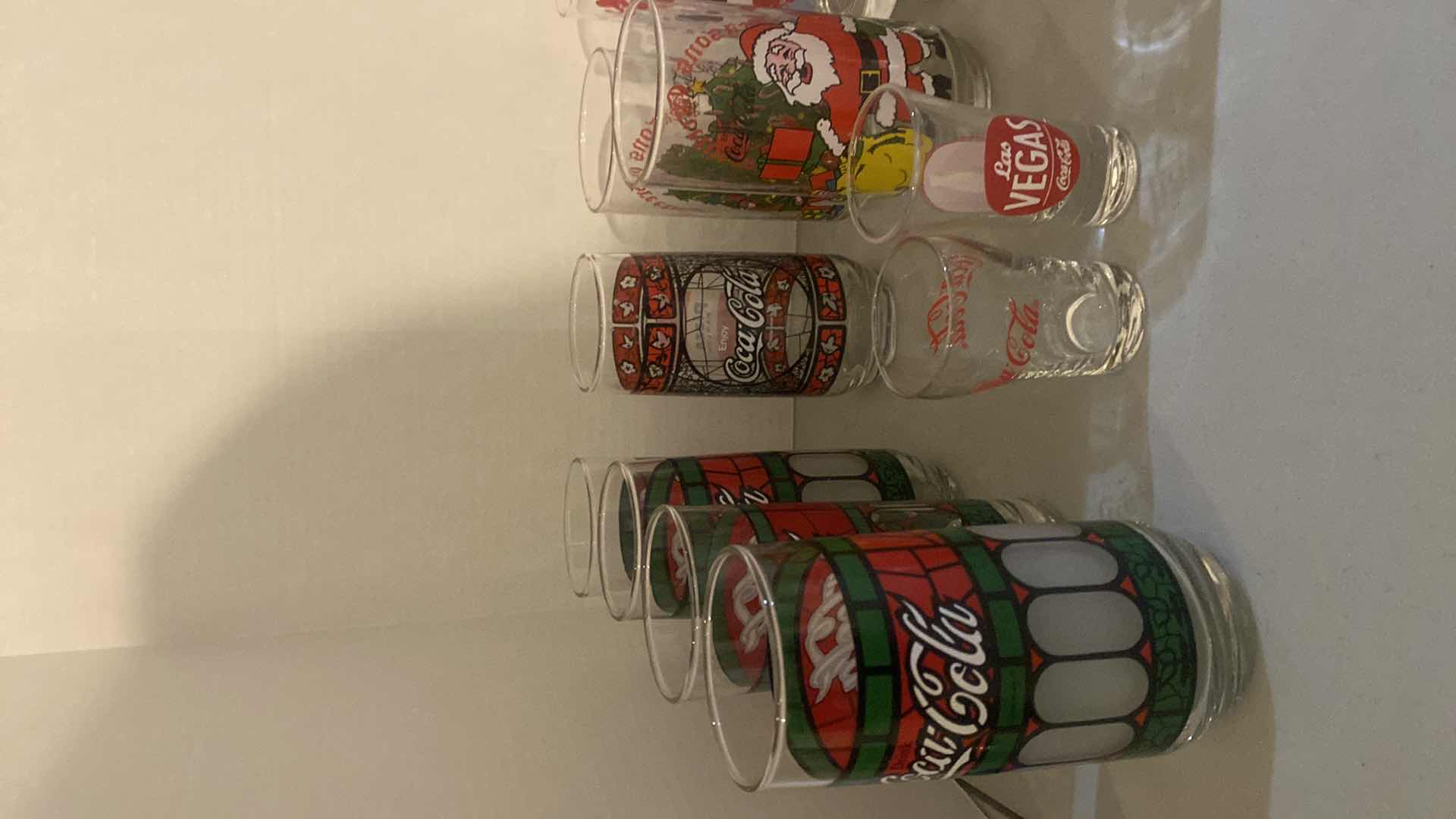 View 2 of VINTAGE COCA-COLA GLASSES (16)