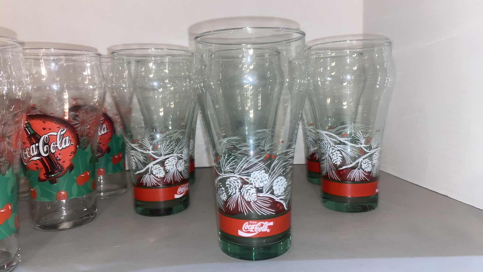 View 2 of VINTAGE COCA-COLA, HOLIDAY & CHERRY GLASSES (18)