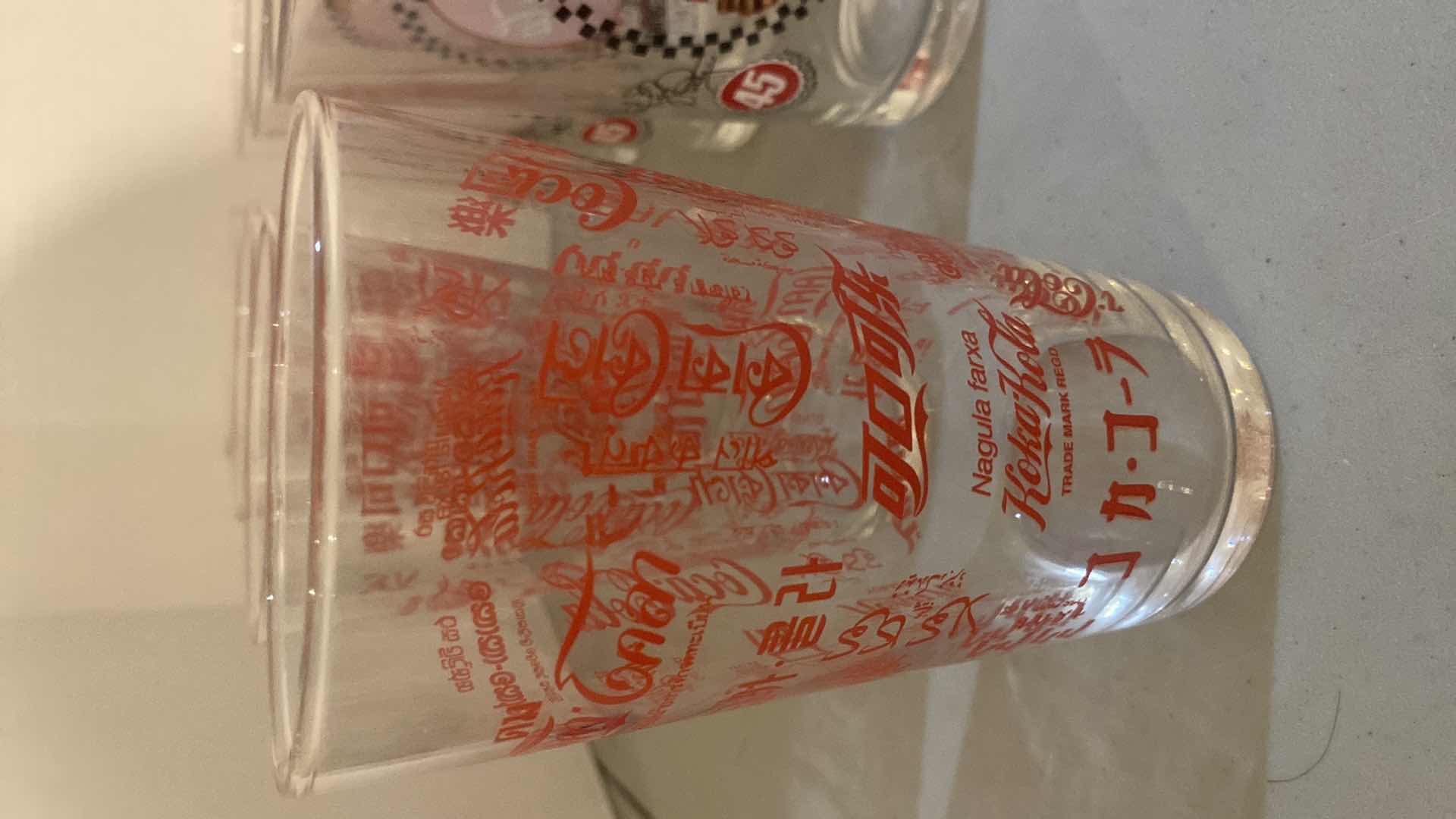 View 5 of VINTAGE COCA-COLA AND PEPSI GLASSES (12)