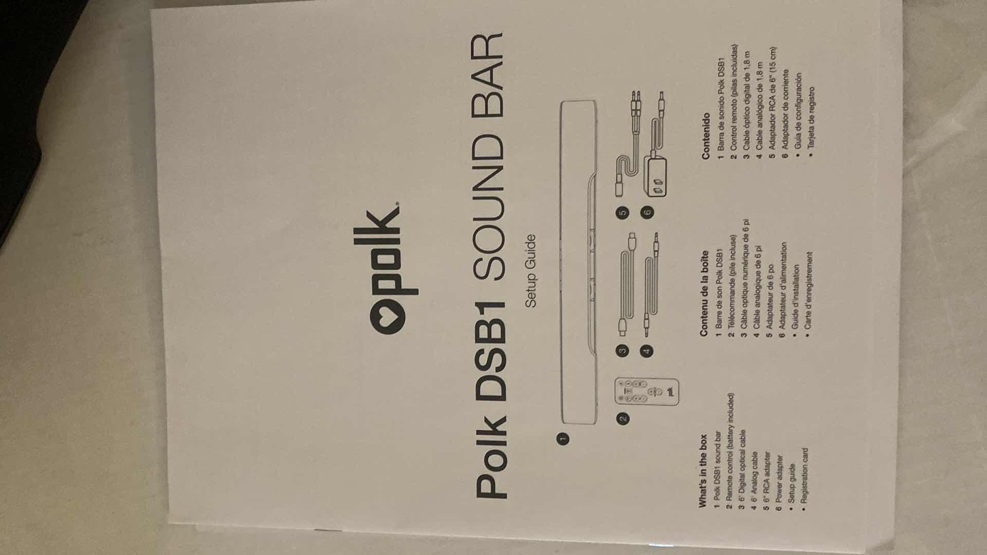 View 4 of POLK SOUND BAR WITH MANUAL