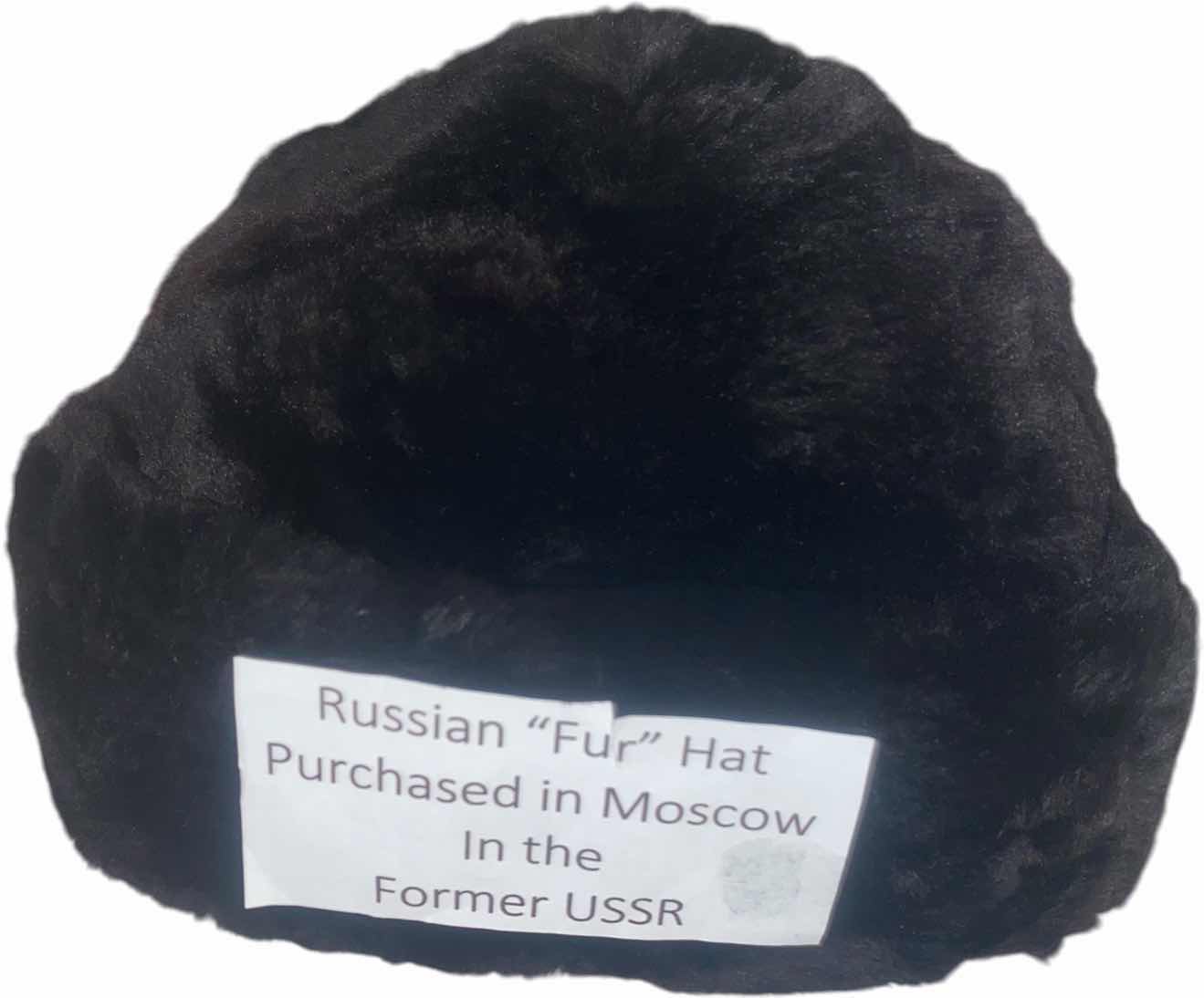 View 1 of VINTAGE CLASSIC SHEARLING COSSACK HAT FROM USSR