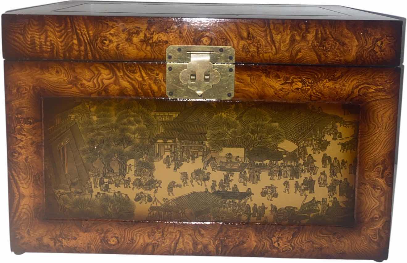 View 1 of ASIAN REVIVAL FAUX BURLWOOD TRUNK 17” X 9” H11”