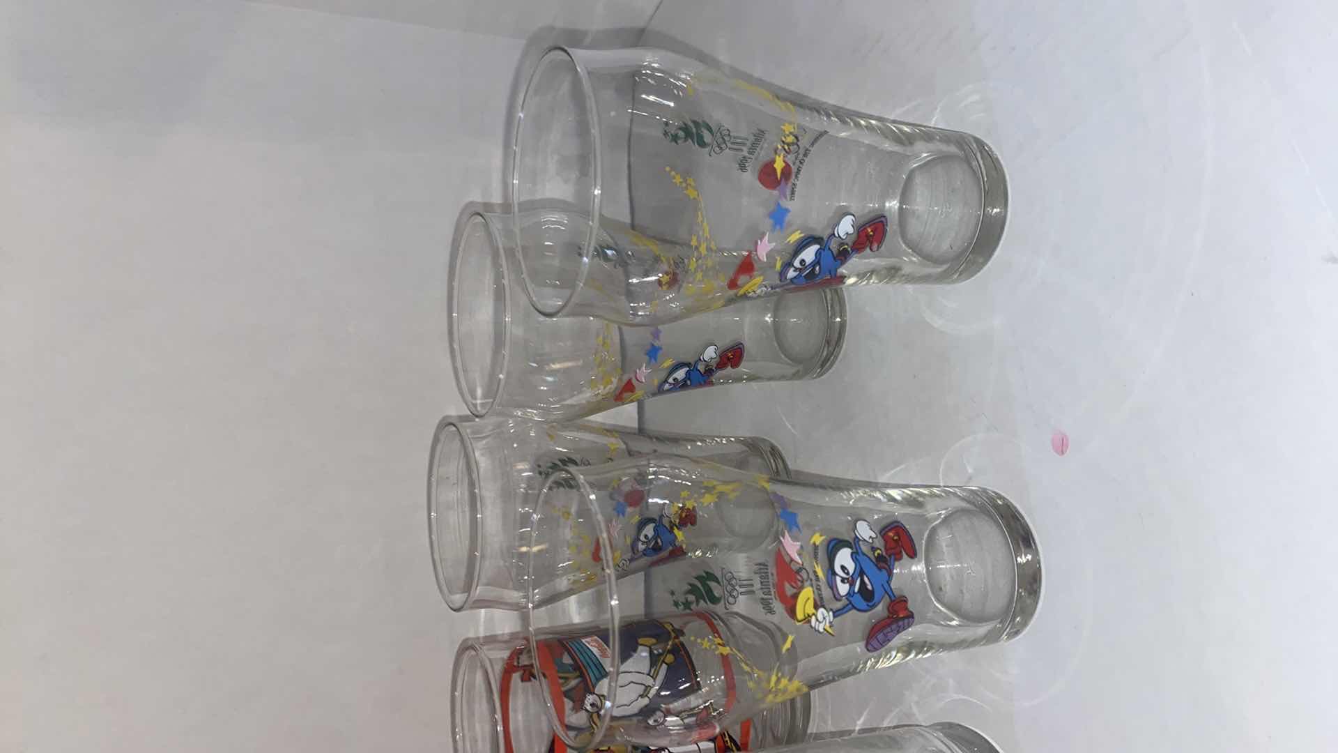 View 3 of VINTAGE COCA-COLA GLASSES FROM THE OLYMPICS (8)