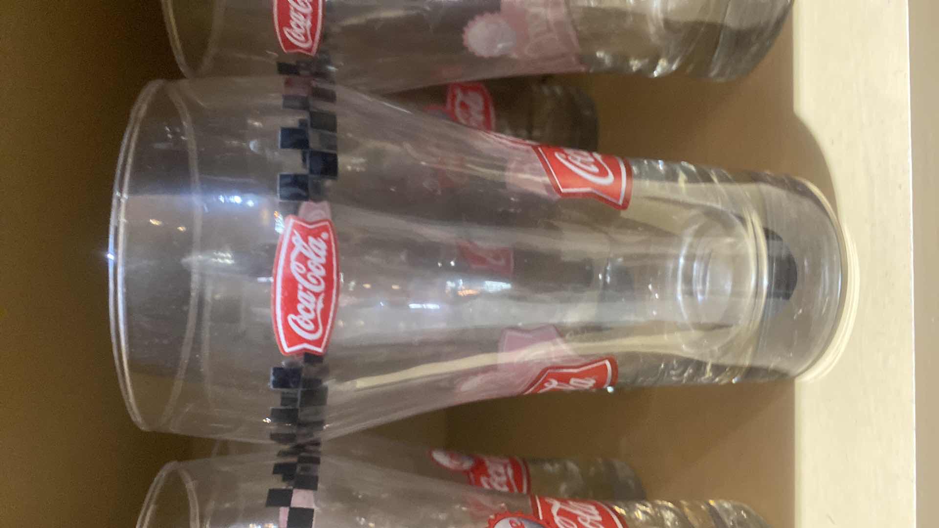 View 3 of VINTAGE COCA-COLA GLASSES (14)