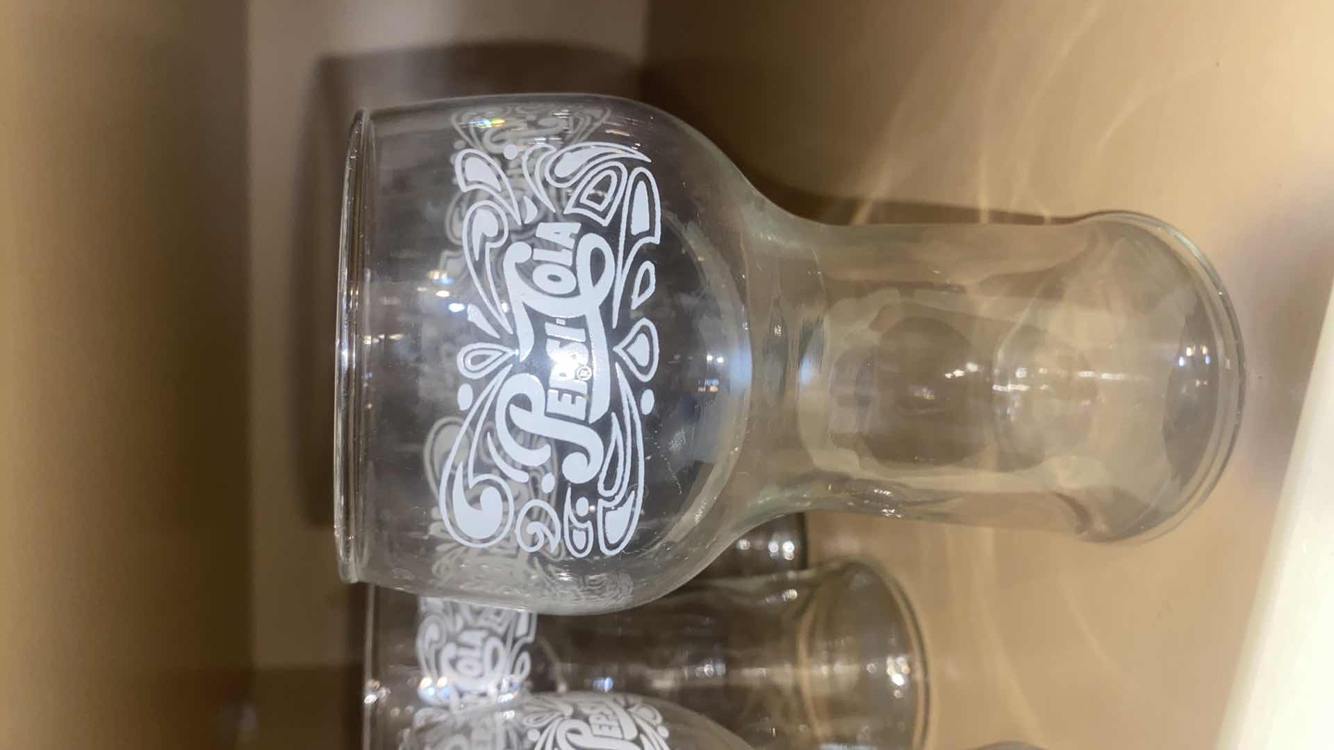 View 2 of VINTAGE PEPSI GLASSES (23)