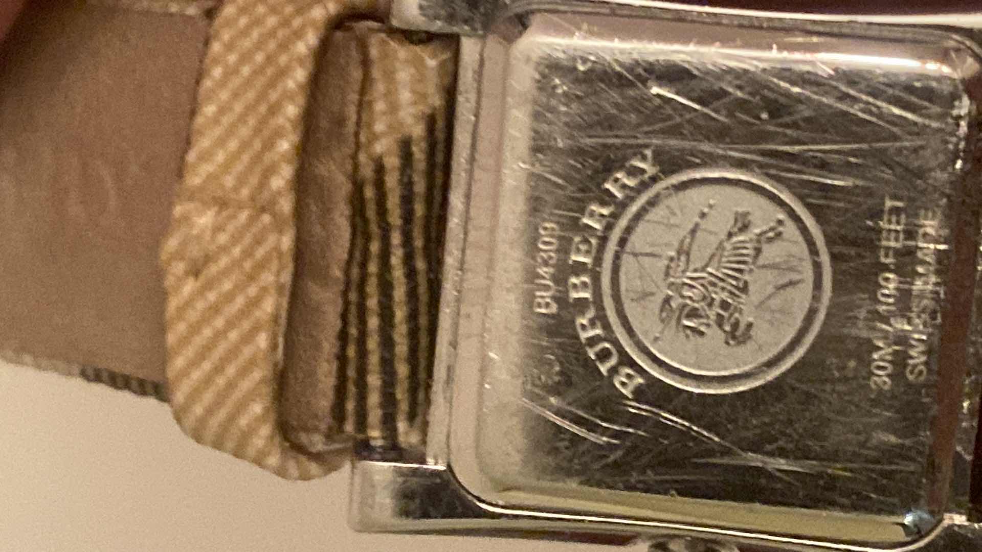 View 3 of VINTAGE BURBERRY WOMEN’S RECTANGULAR QUARTZ WATCH