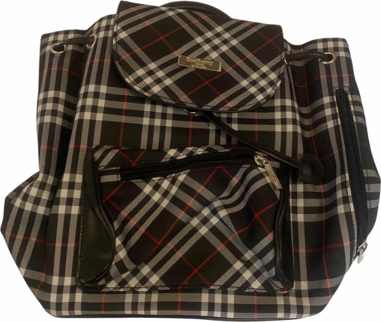 View 1 of VINTAGE BURBERRY BLUE LABEL BACKPACK NYLON AND LEATHER MODEL CODE ZAEQ 3 – 300–38 HANDBAG
