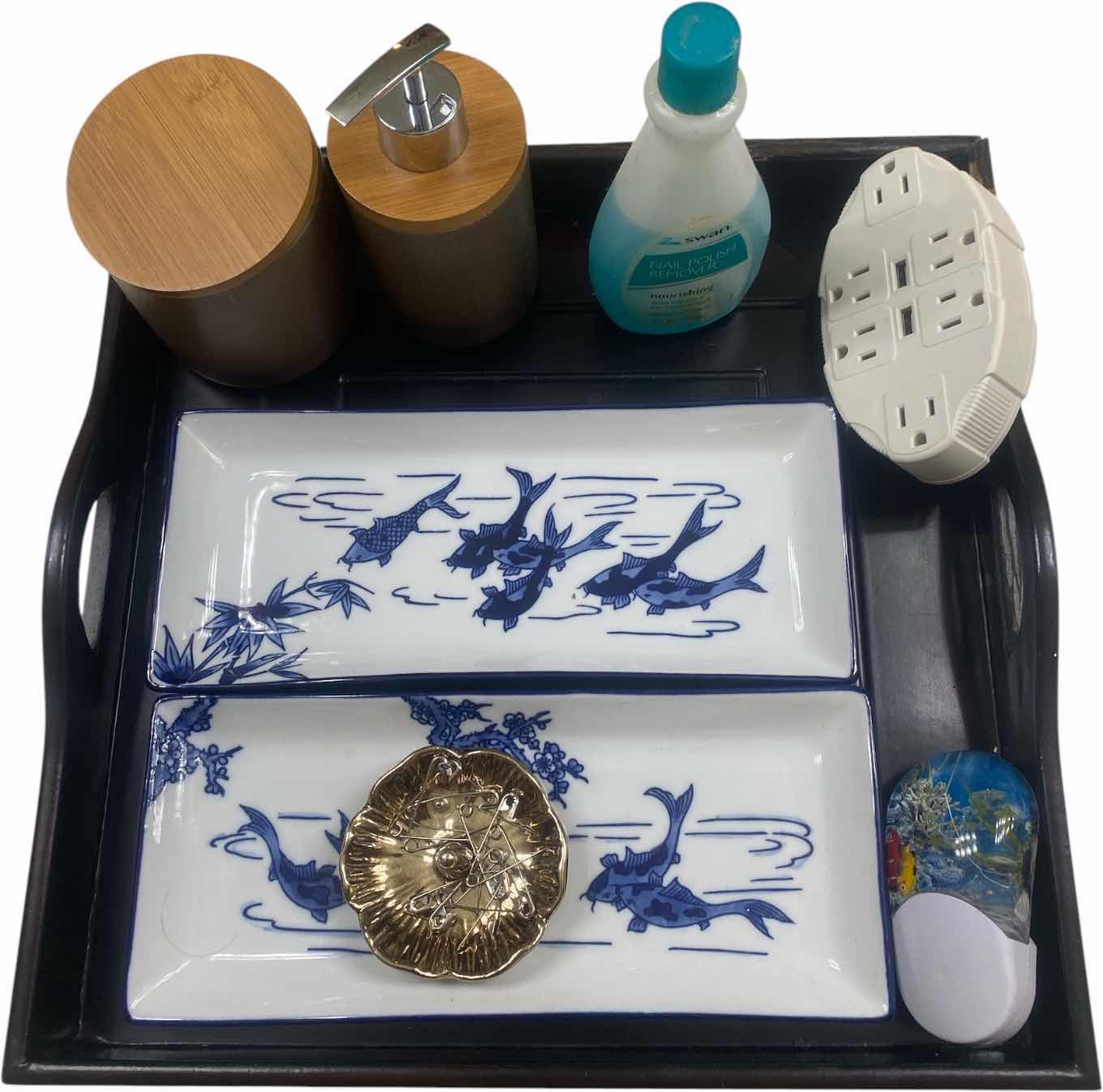 View 1 of BATHROOM ACCESSORIES – TRAYS RING HOLDER AND MORE (8)