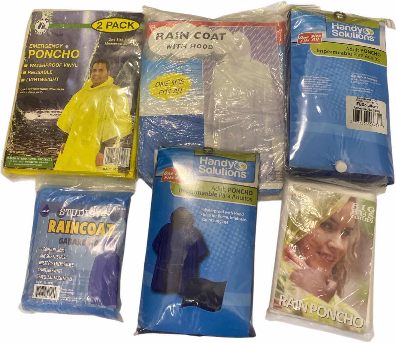View 1 of RAIN PONCHOS (6)