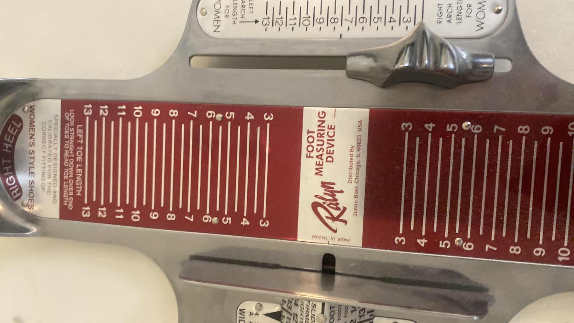 View 2 of RAILIN FOOT MEASURING DEVICE