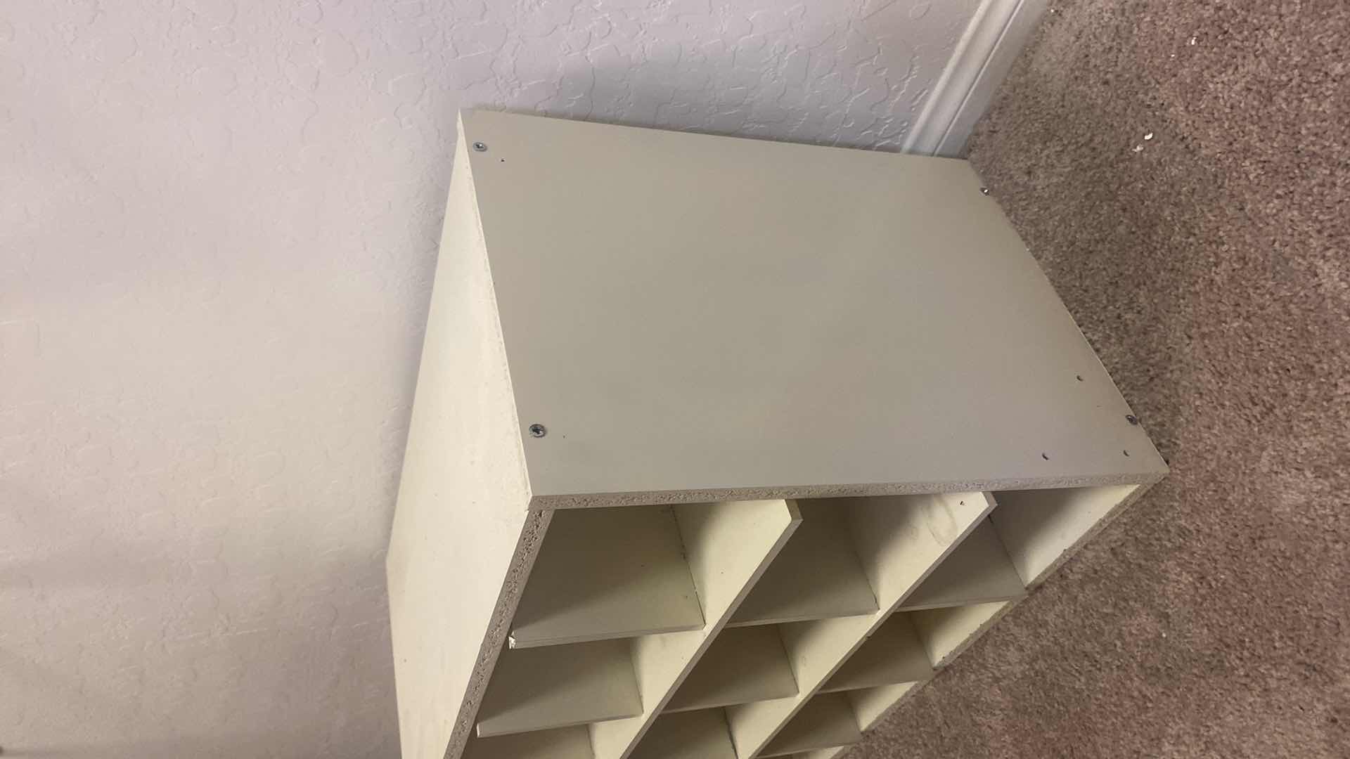 View 2 of WOOD STORAGE FOR 12 PAIRS OF SHOES 23” X 12” H 16”