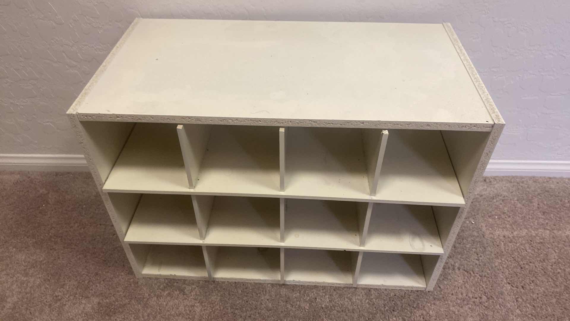 View 3 of WOOD STORAGE FOR 12 PAIRS OF SHOES 23” X 12” H 16”