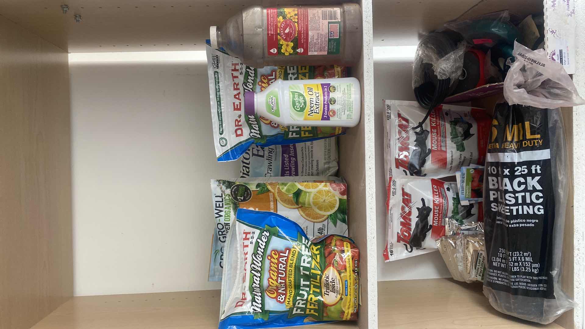 View 2 of CONTENTS GARAGE CABINET – GARDENING AND PEST CONTROL