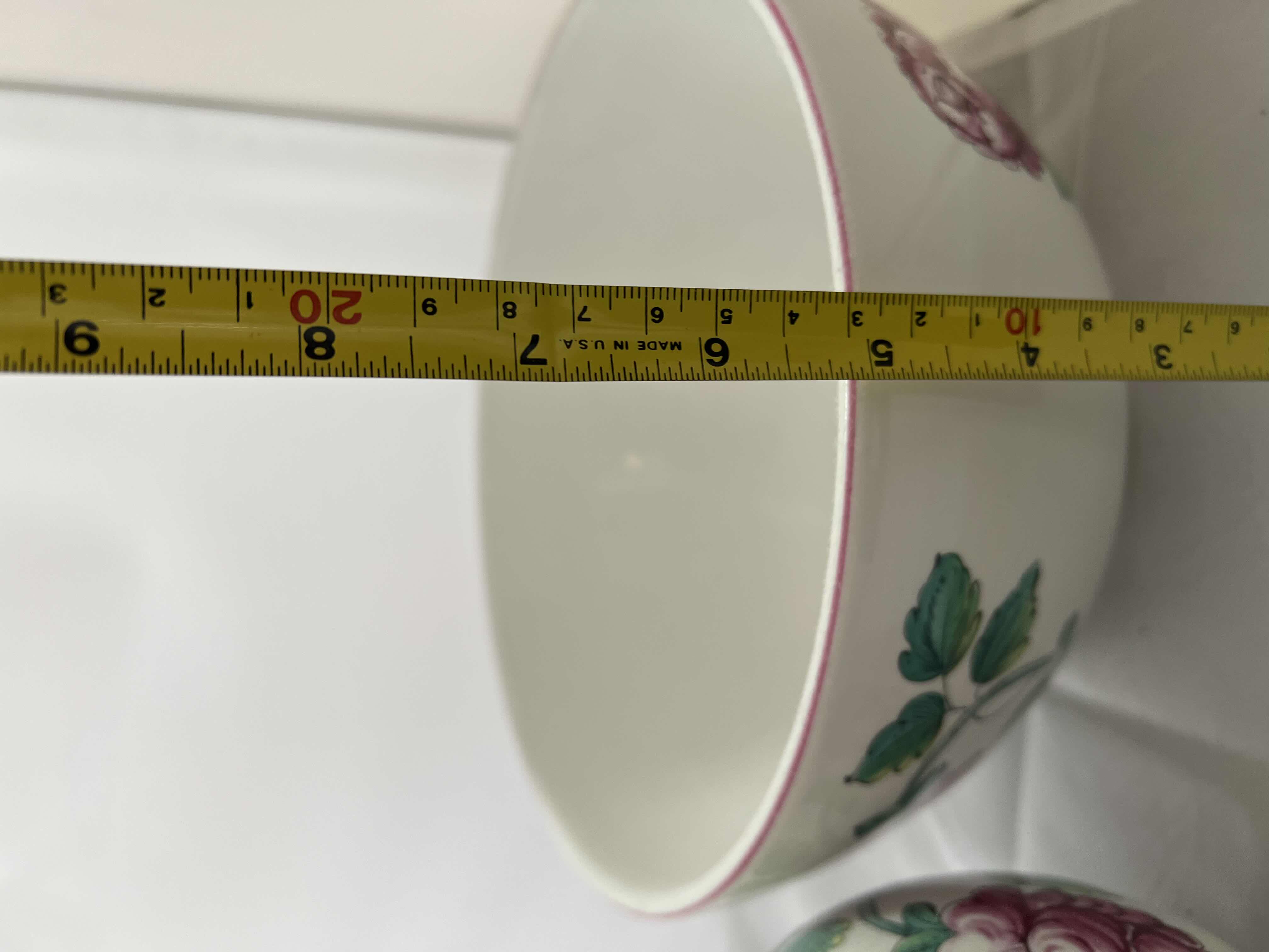 Photo 3 of TIFFANY AND COMPANY CERAMIC PITCHER AND BOWL.