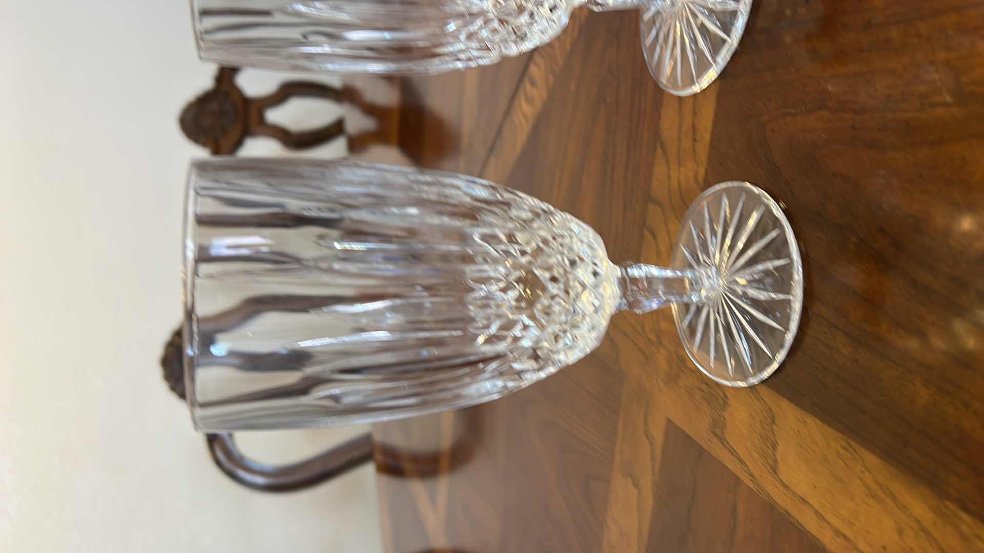 Photo 1 of 7-MIKASA OLD DUBLIN. CRYSTAL WATER GLASSES 7”