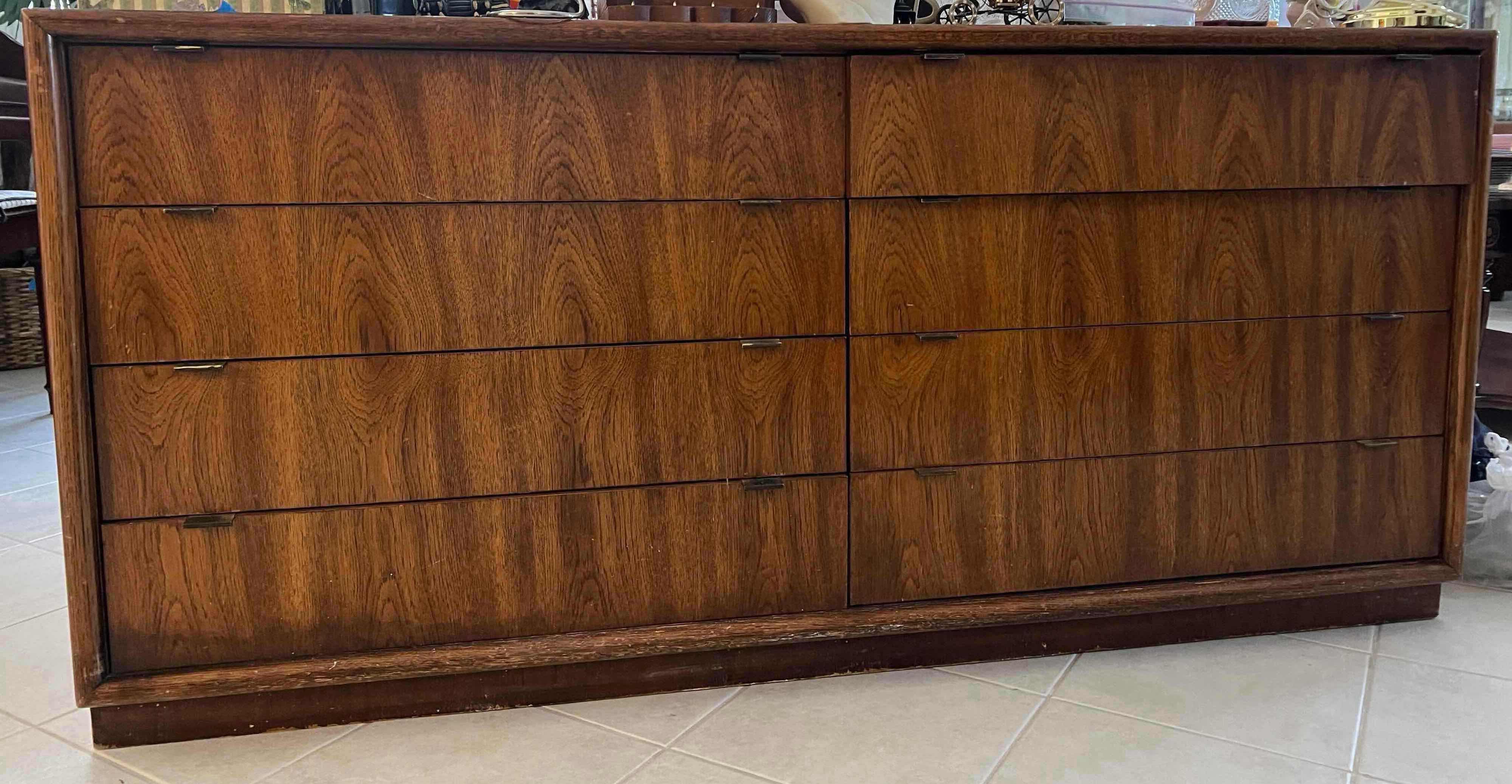 Photo 1 of 8 DRAWER WOODEN DRESSER. 64”X36”H