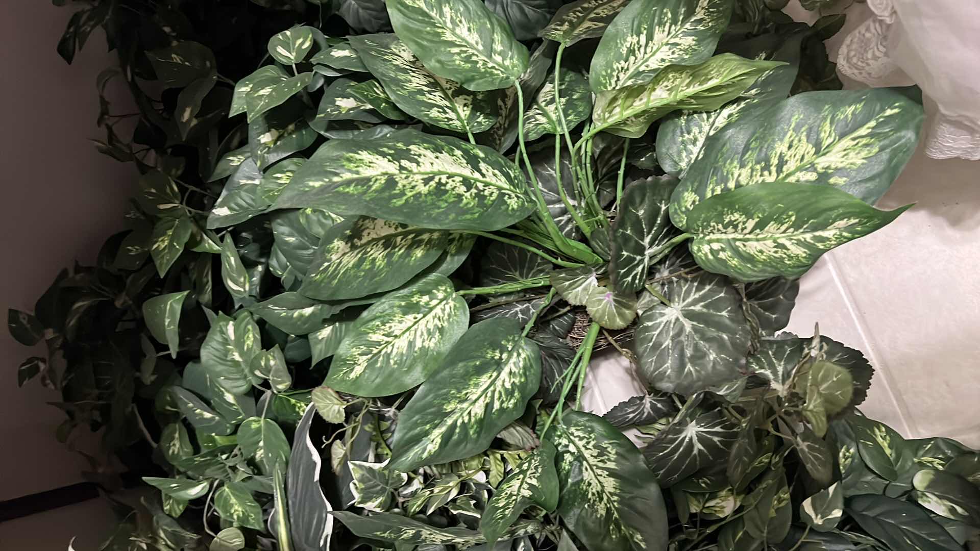 Photo 1 of VARIOUS FAUX PLANTS. WITH DECORATIVE PLANTERS.