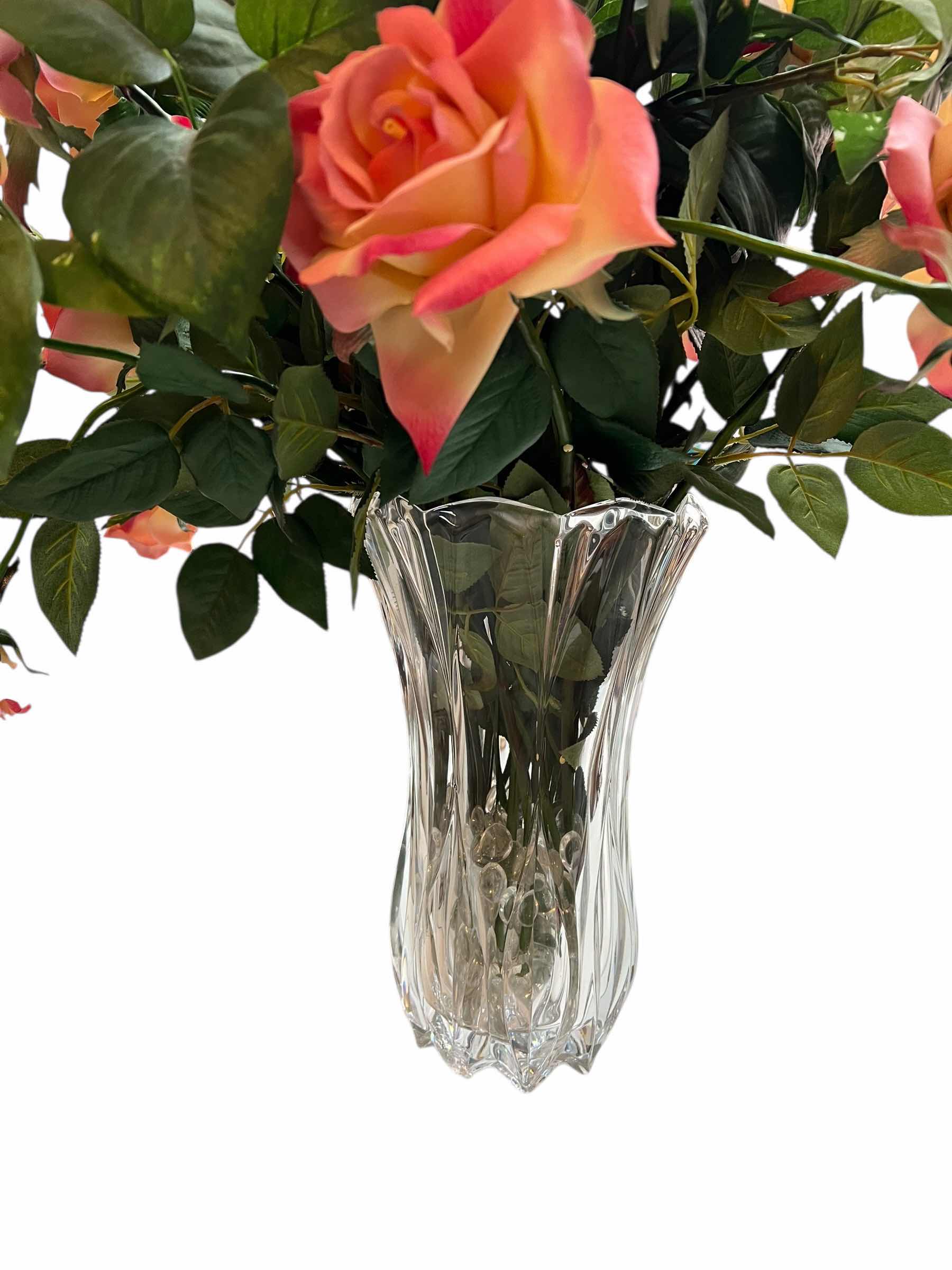 Photo 1 of 12” JG glass calliope vase 99