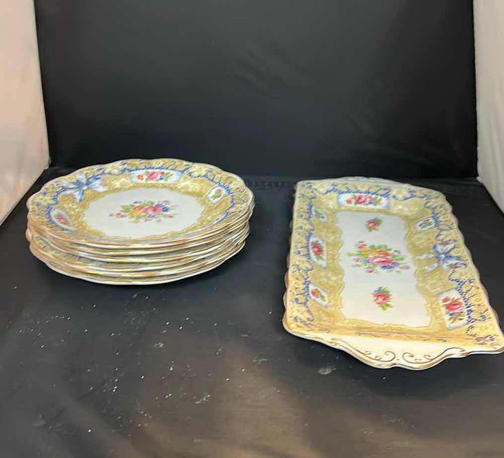 Photo 1 of VINTAGE ENGLISH TEA SERVING CHINA.