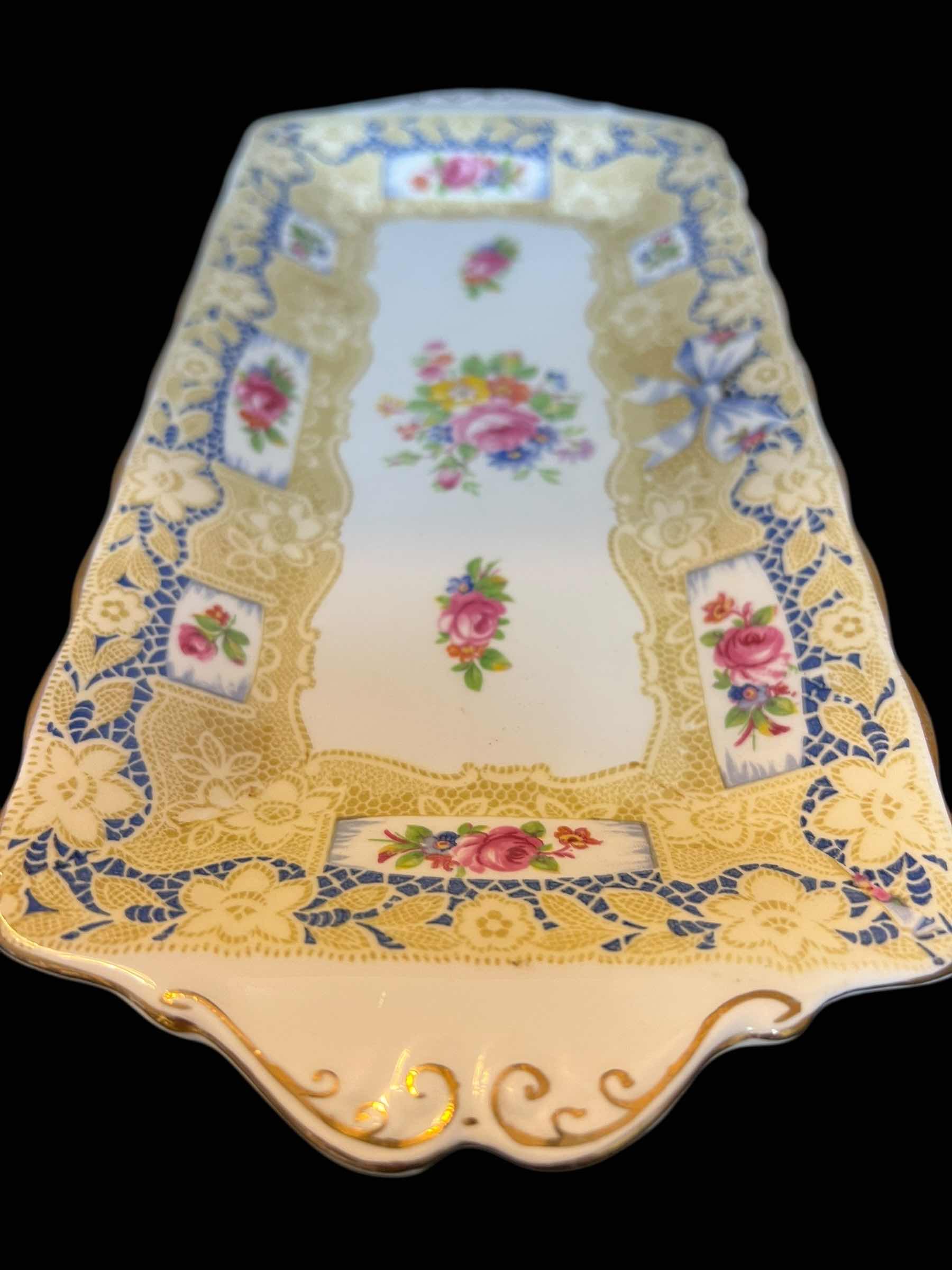 Photo 1 of VINTAGE ENGLISH TEA SERVING CHINA.