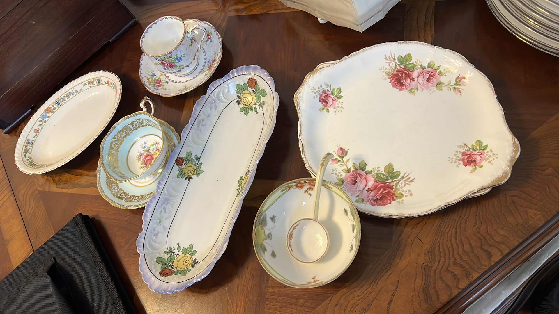 Photo 2 of VARIOUS VINTAGE ENGLISH TEA FINE CHINA PIECES.PRINCE ALBERT, AND VALENTINE