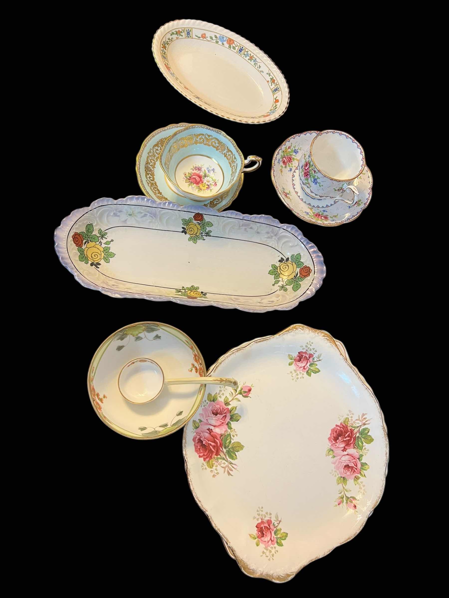 Photo 1 of VARIOUS VINTAGE ENGLISH TEA FINE CHINA PIECES.PRINCE ALBERT, AND VALENTINE
