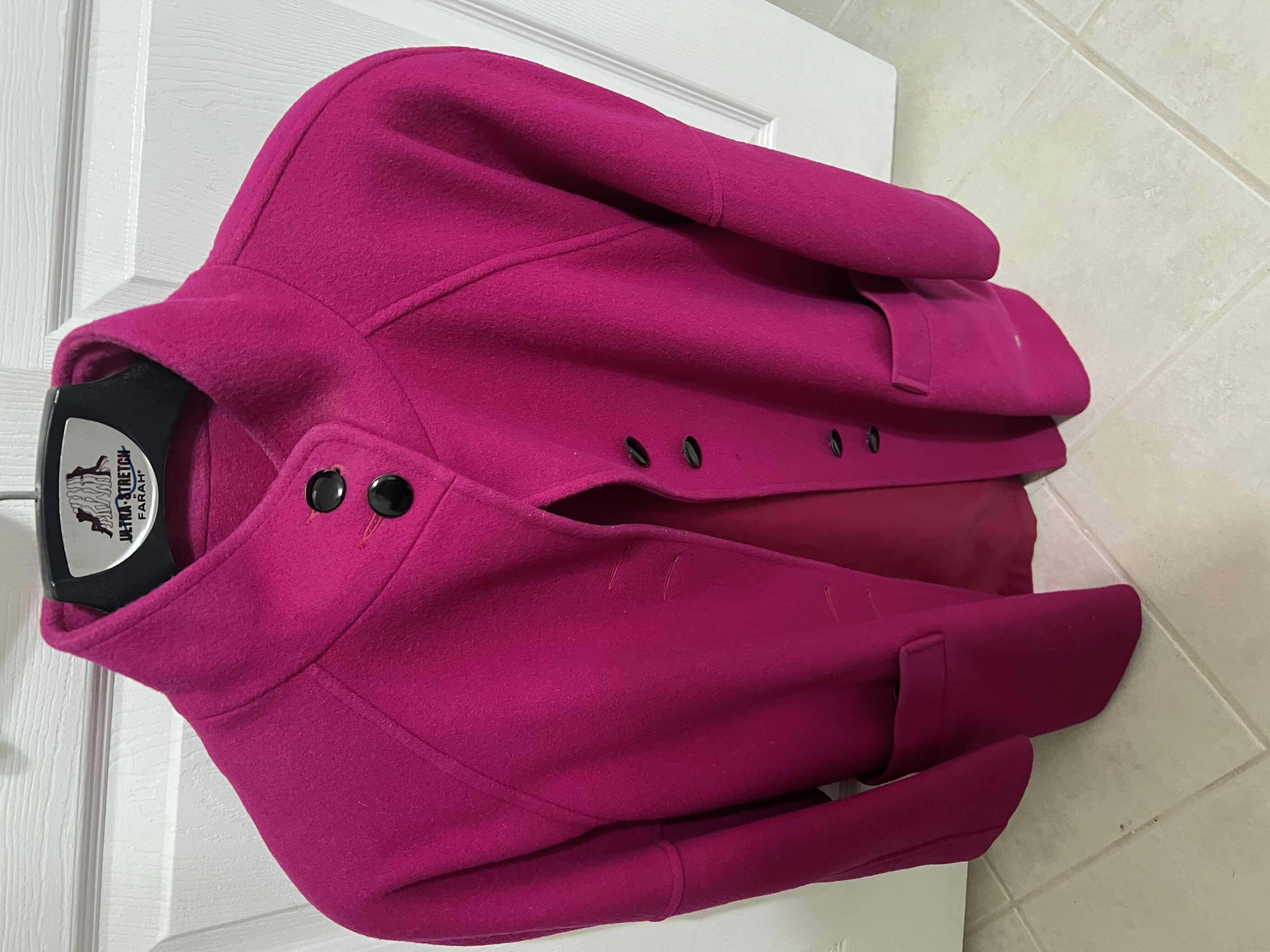 Photo 2 of LADIES COAT-FUSCIA, PETITE SIZE 6