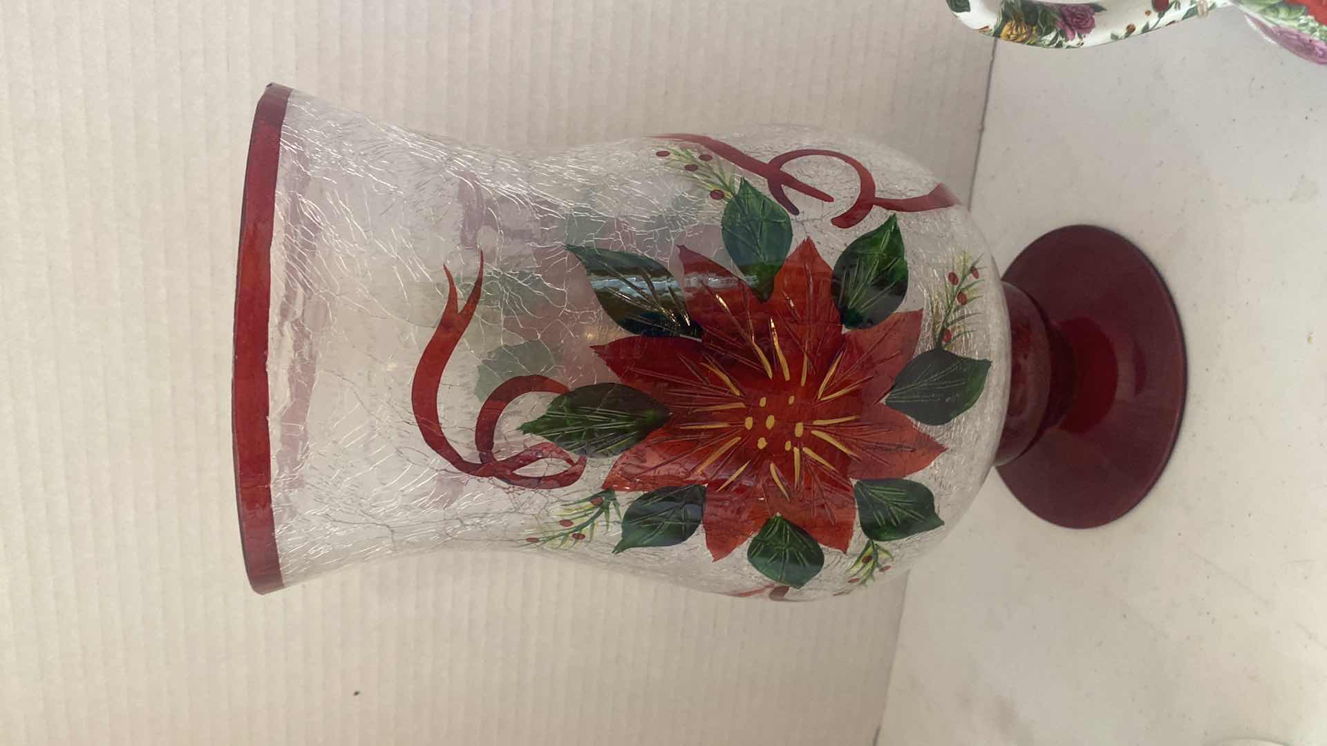 Photo 1 of 3 - DECOR TEAPOT FIGURINE 10”HOLIDAY HOLDER 12”