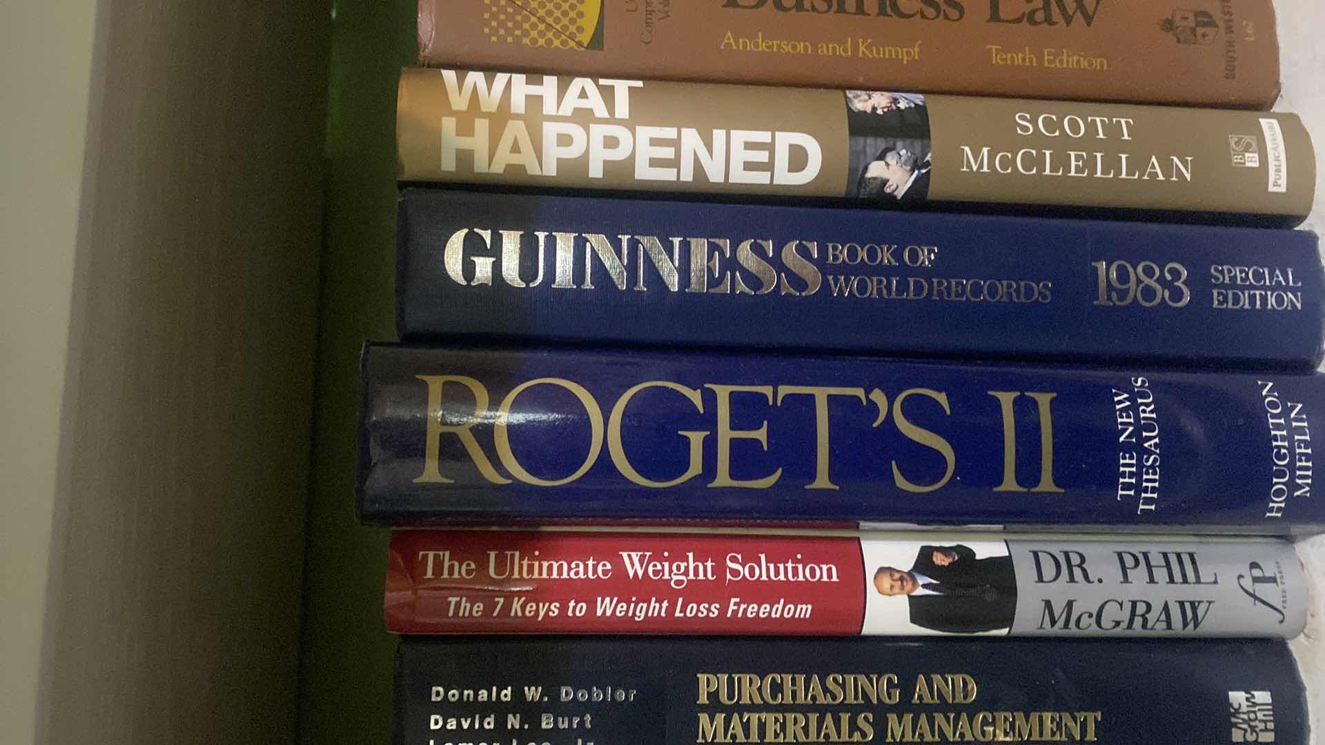 Photo 1 of 1 SHELF OF BOOKS - VARIOUS GENRES