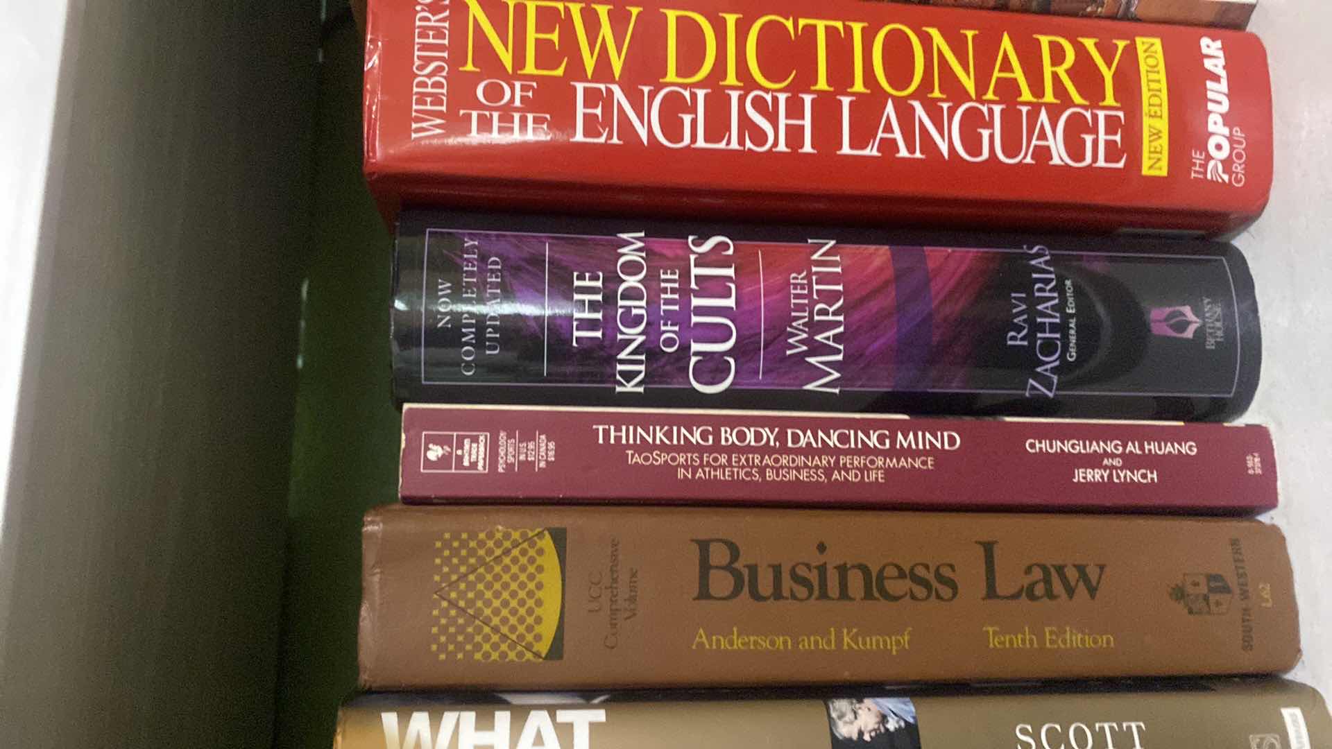 Photo 1 of 1 SHELF OF BOOKS - VARIOUS GENRES