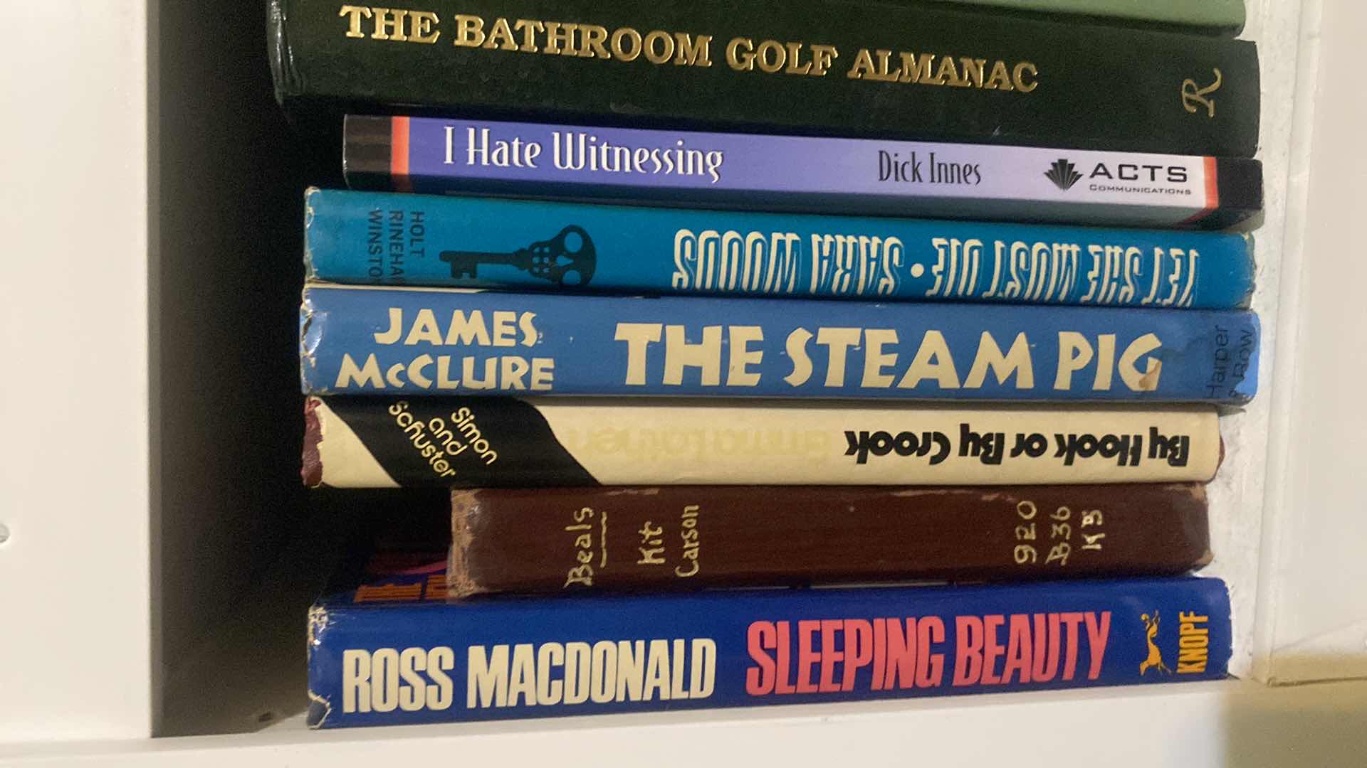 Photo 1 of 1 SHELF OF BOOKS - VARIOUS GENRES