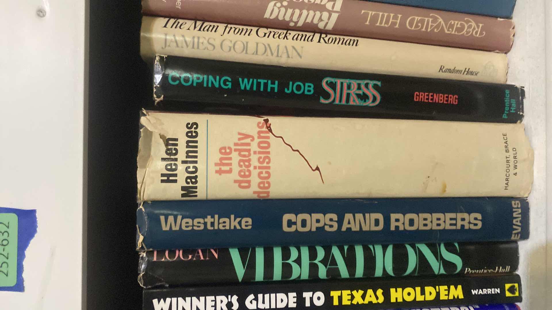 Photo 1 of 1 SHELF OF BOOKS - VARIOUS GENRES