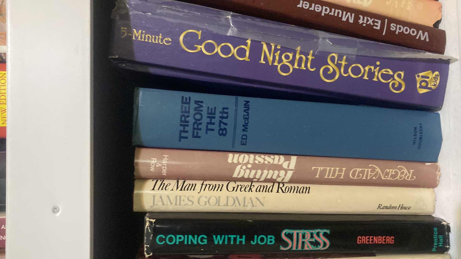 Photo 1 of 1 SHELF OF BOOKS - VARIOUS GENRES