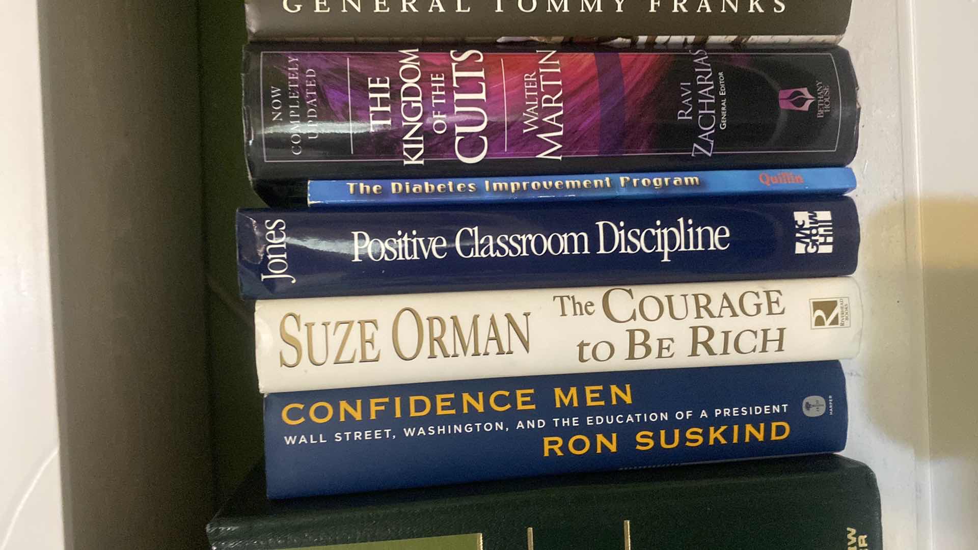 Photo 1 of 1 SHELF OF BOOKS - VARIOUS GENRES