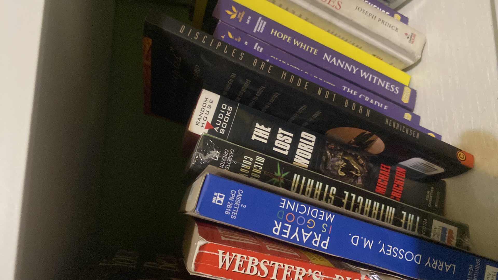 Photo 1 of 1 SHELF OF BOOKS - VARIOUS GENRES