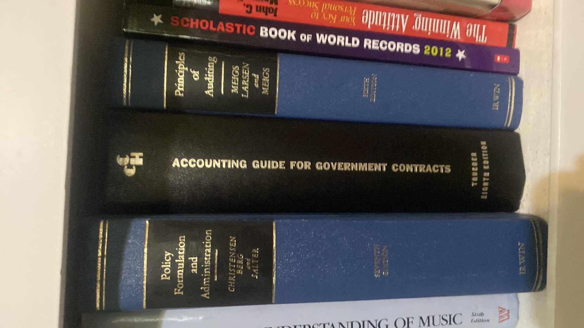 Photo 1 of 1 SHELF OF BOOKS - VARIOUS GENRES