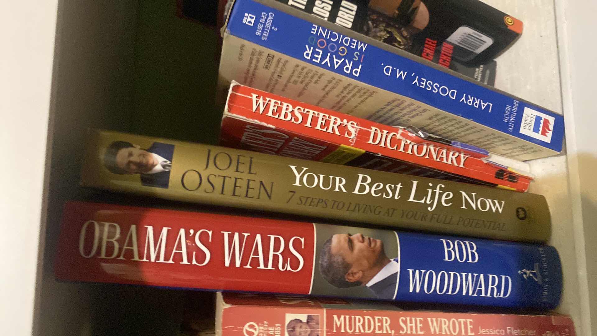 Photo 1 of 1 SHELF OF BOOKS - VARIOUS GENRES