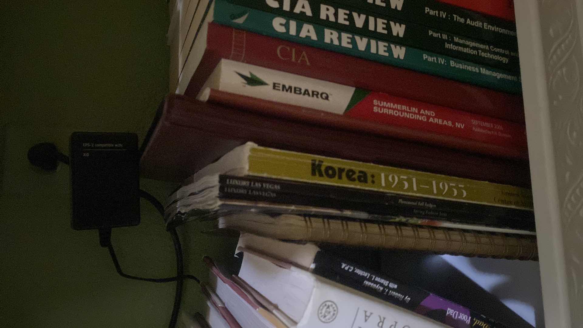 Photo 1 of 1 SHELF OF BOOKS - VARIOUS GENRES