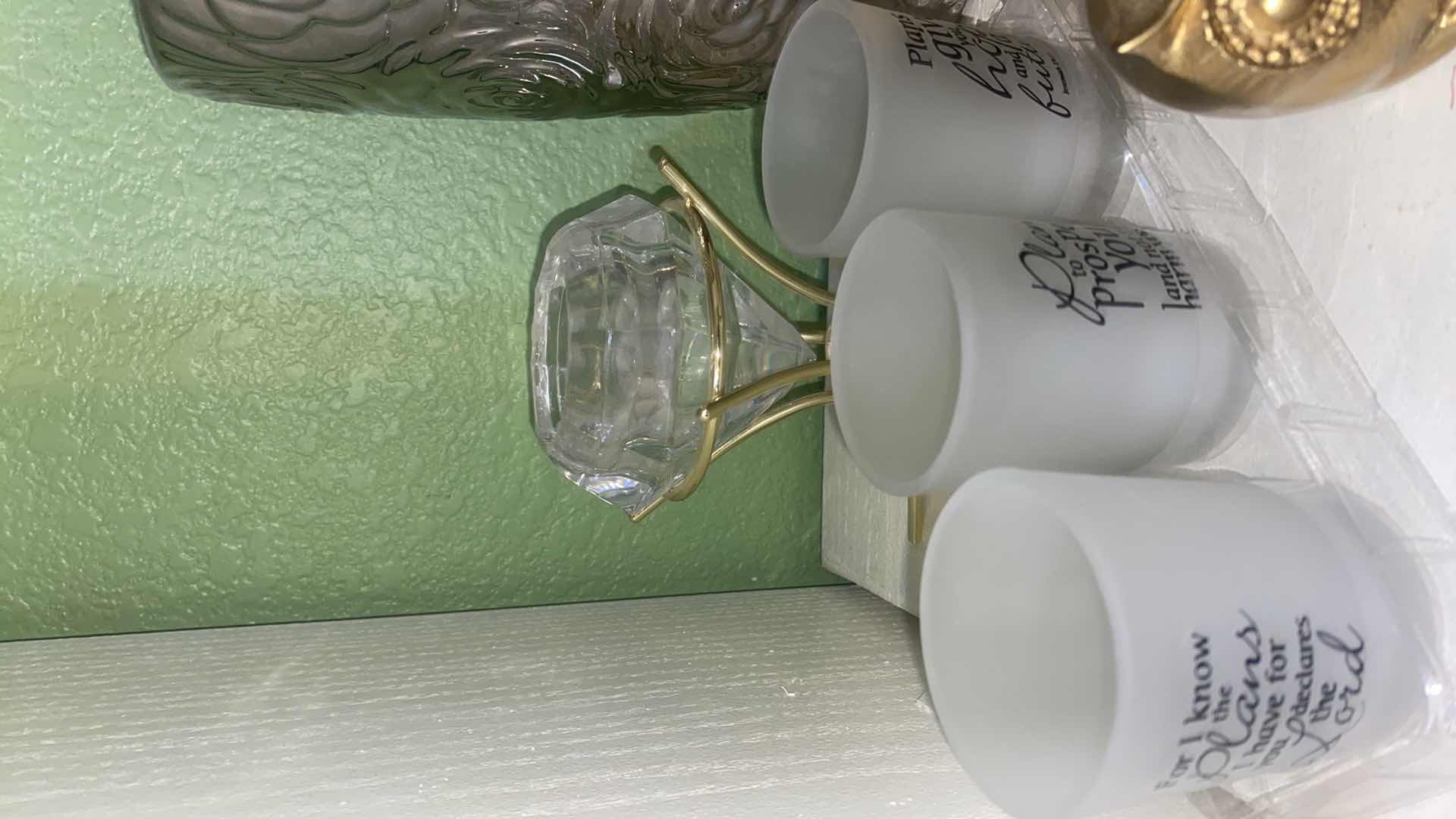 Photo 1 of 10 - HOME DECOR - OWLS VOTIVE HOLDER VASES H10”