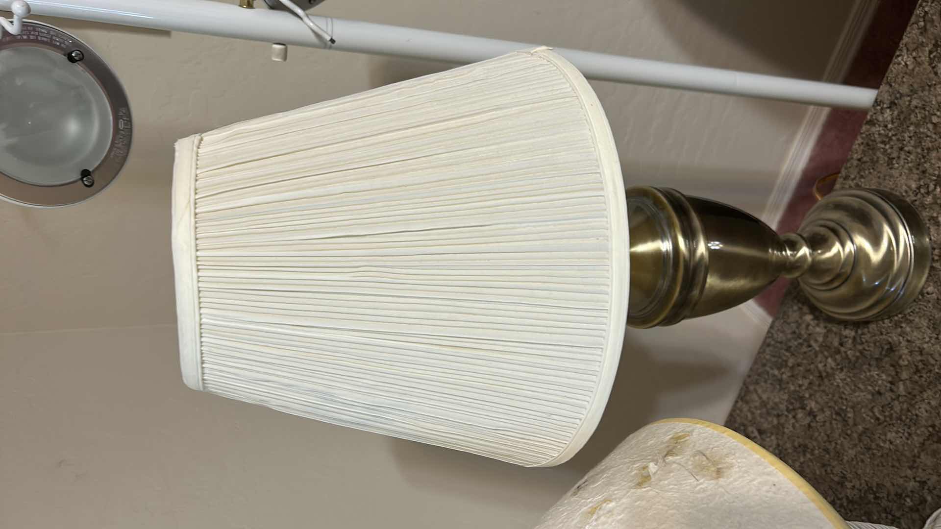 Photo 1 of 2 TABLE LAMPS TALLEST H25”